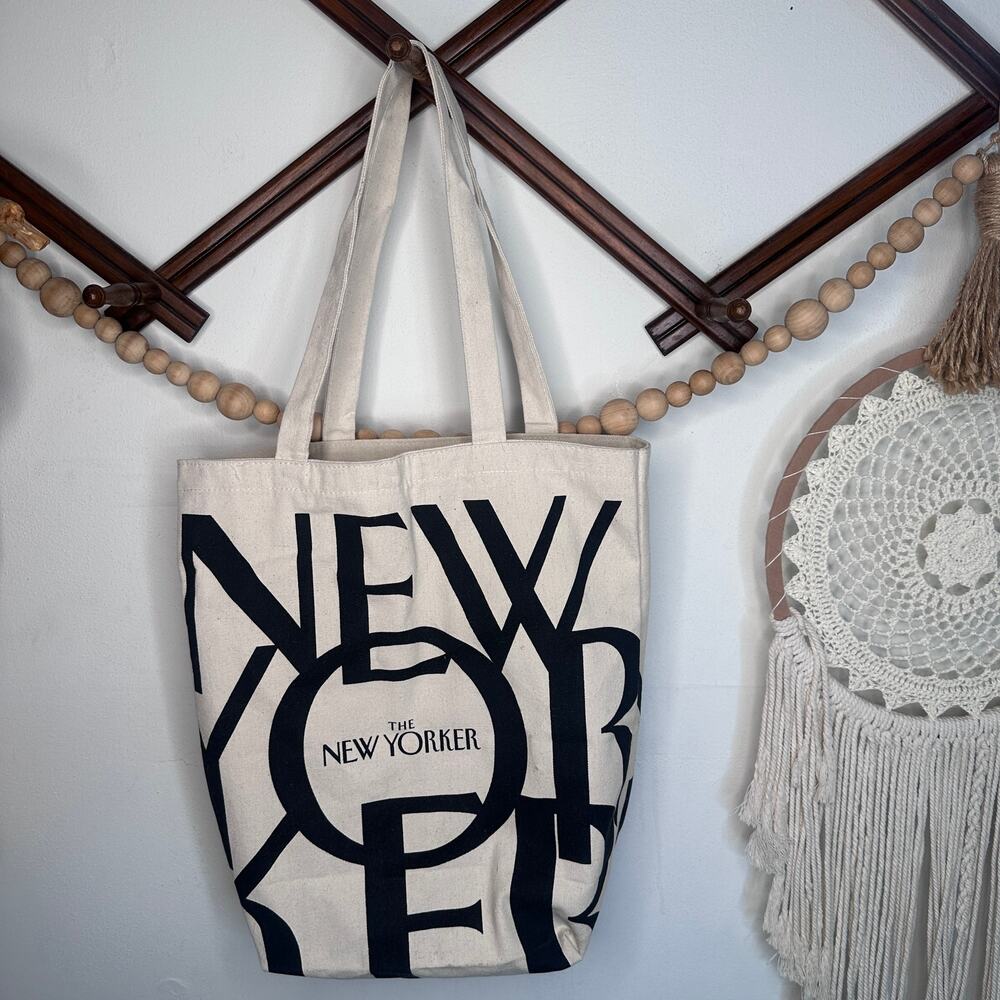 New Yorker Tan Canvas Reuseable Bag